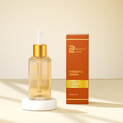 PERFECT CARE Vitamin C Face Serum - Hyaluronic Acid, Vit C-Anti Aging Facial Brightening Serum