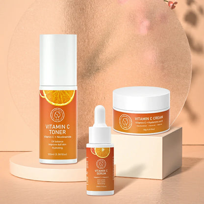 PERFECT CARE Vitamin C Skincare Set | Vitamin C Serum,Toner,Cream Set